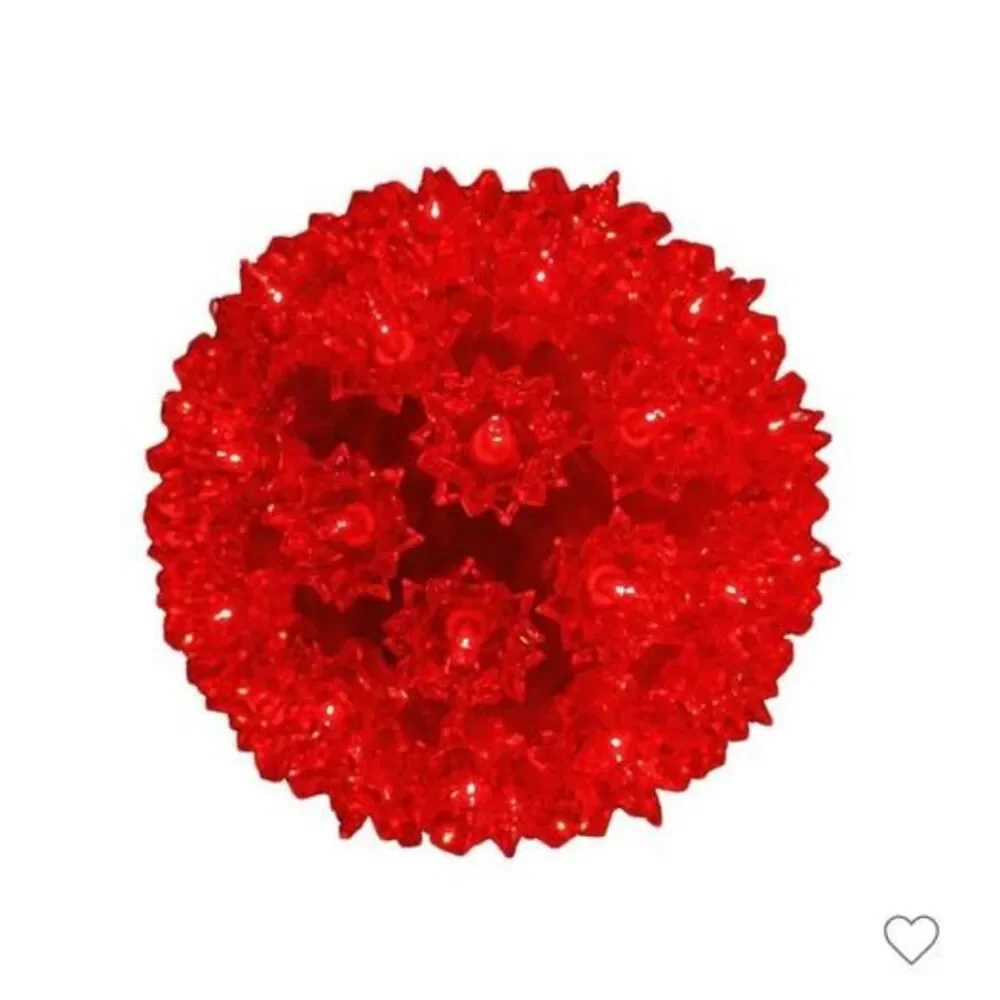 2 red 6in Starlight Spheres in like new condition